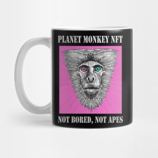 On Planet Monkey nft Collection Not Bored Apes Mug